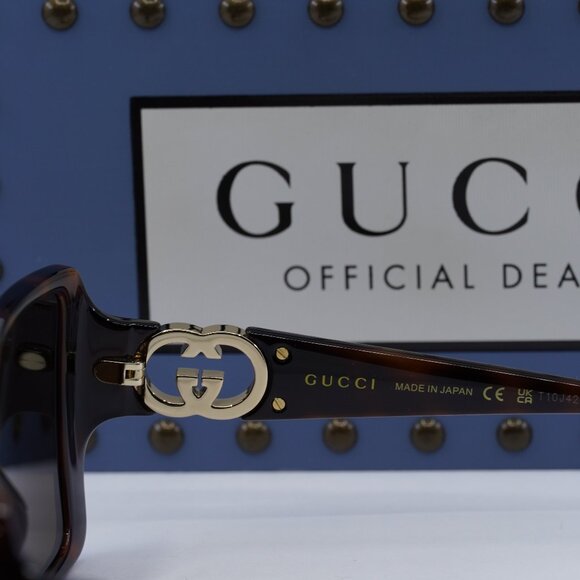 Final Price! Gucci GG1692S 002 Havana Sunglasses - Picture 6 of 12